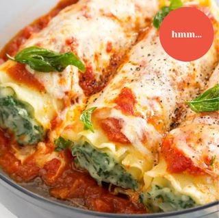 Canelones de Ricota y Espinacas