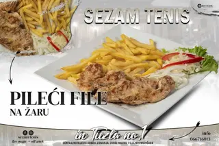 Pileći file na žaru