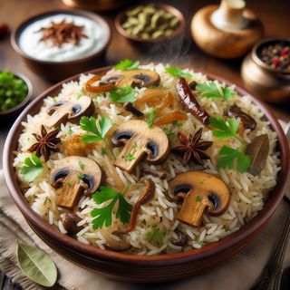Mushroom Pulao