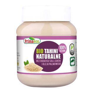 TAHINI NATURALNE BIO 350 g - PRIMAECO