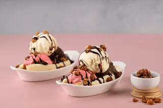 Banana Split Sundae