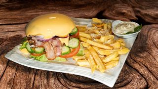 Double cheeseburger