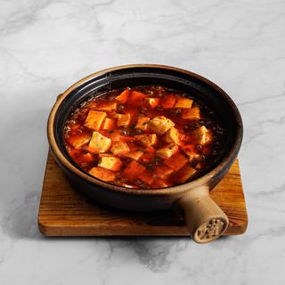 Tofu con salsa piccante