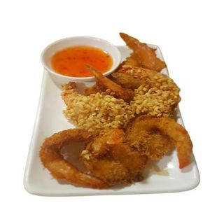 gambas con salsa thailand