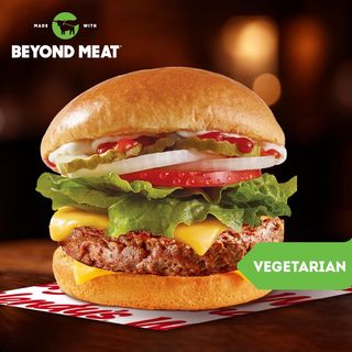 ვენდის ფლენთ ბურგერი ყველით