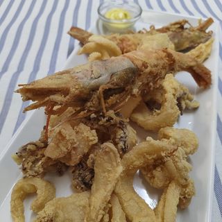 Frittura calamari e gamberoni