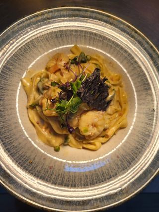 Tagliatelle cu creveti