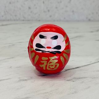 Mini Daruma Rojo - Suerte 