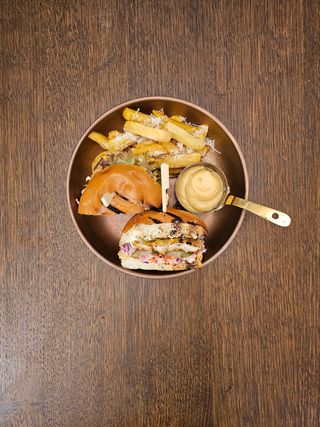 Burger de pui crispy