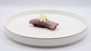 229. Nigiri maguro nero flame Phila - 2 pezzi