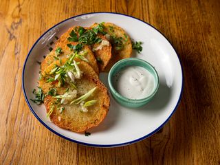 Деруни-фрі з часником та сметаною (350г)