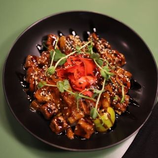 Тофу в кисло-солодкому соусі