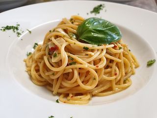 Spaghetti aglio, olio, peperoncino
