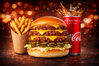 Meniu Triple Smash Fire