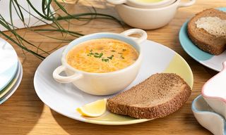 კრევეტების და სოკოს წვნიანი