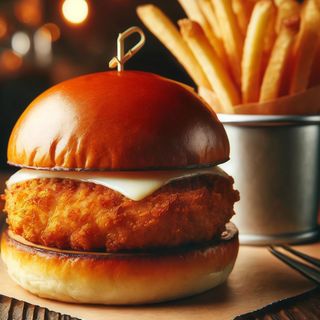 Hamburguesa Junior De Pollo