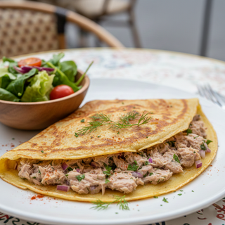 Crêpe salée thon