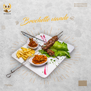Grillade Brochette Viande
