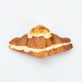 Croissant cu crema brulee