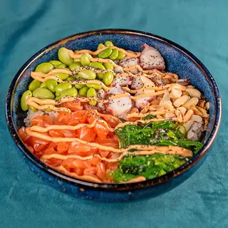 Poke - Polpo e salmone
