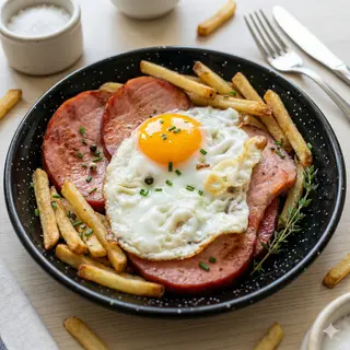 Huevos Con Lomo Y Patatas