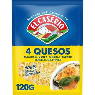 Queso Rallado 4 Quesos El Caserio 120 Gr.
