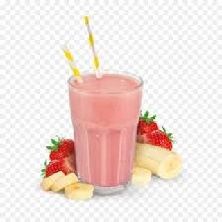 Смузи Клубника-Банан на молоке