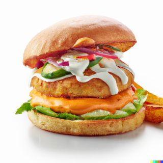 Хамбургер с пилешко месо (350гр)