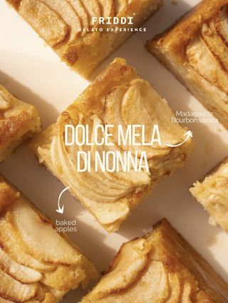 Dolce Mela di Nonna (prajitura cu mere a bunicii) TO GO