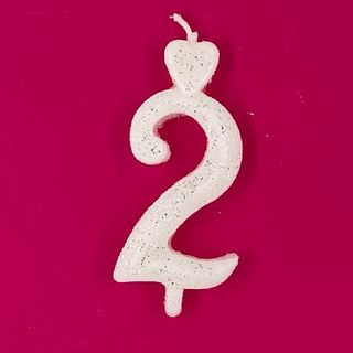 Lumanare cifra 2