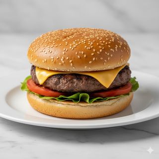 Hamburguesa Con Queso