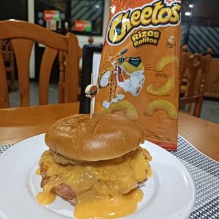Hamburguesas de Cheetos 