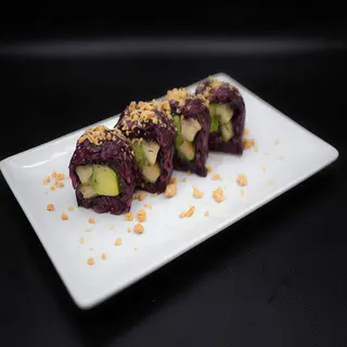 Uramaki Black Pollo Aguacate (4 Pza.)