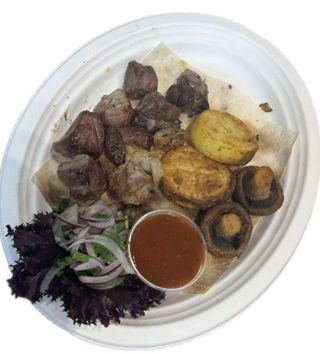 Szaszłyk z polędwicy jagnięcej