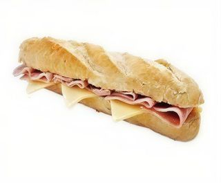 Bocadillo caliente de pavo y queso mini