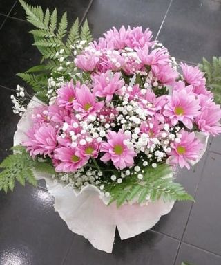 Bouquet Margarida   cor de rosa