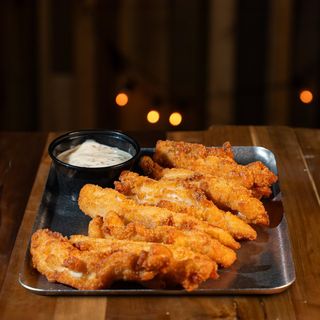 Fingers de Pollo Crispy con Mostaza y Miel