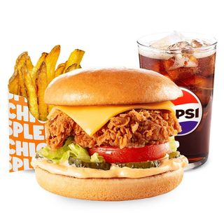 Meniu Spicy Chicken Sandwich Deluxe
