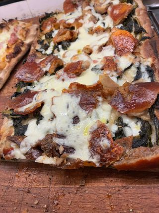 Cicoria e porchetta - 1/2 pala