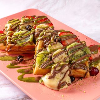 Дубайские вафли с фруктами 250 гр