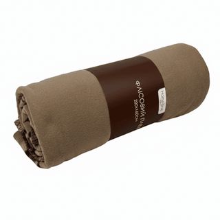 Плед Home line Полар Принт флісовий в клітинку бежево-чорний 160х220 см (шт)