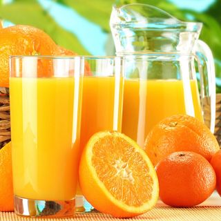 Zumo de naranja natural 300ml.