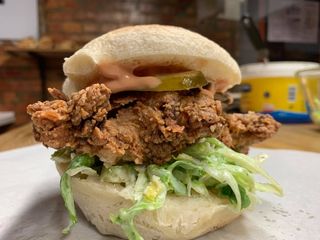 Kurczakburger z Miodem