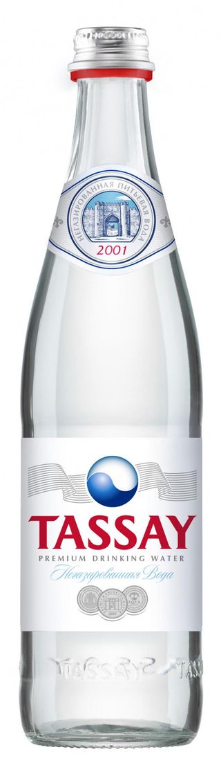 Минеральная вода Tassay в стекле без газа 0,25 л