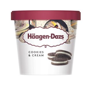 Haagen Dazs Mini Cup Cookies & Cream 95ml