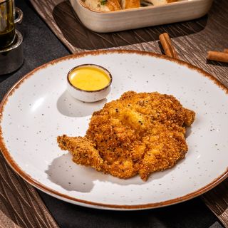 Snitel de porc in crusta de seminte