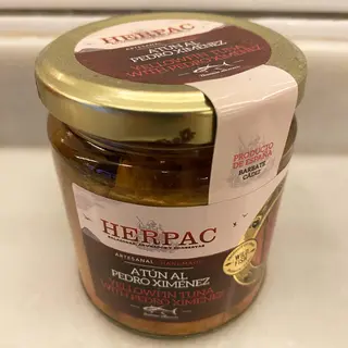 Tarro de atún al Pedro Ximénez