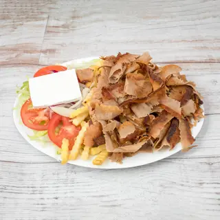 Plato Solo Ensalada Con Kebab Ternera