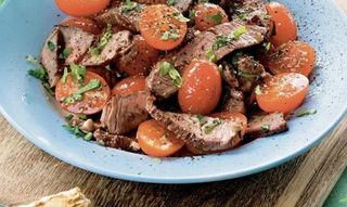 Страчетте c картофелем гриль