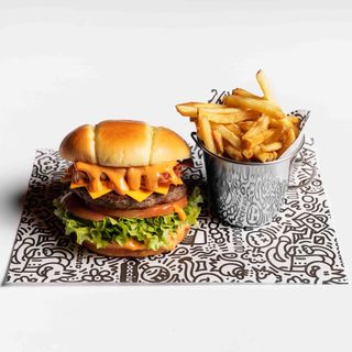 Double Cheese Bacon Burger